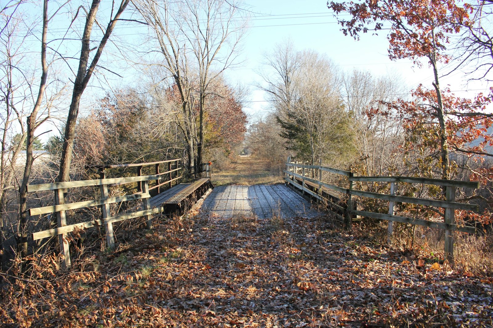 Looking east